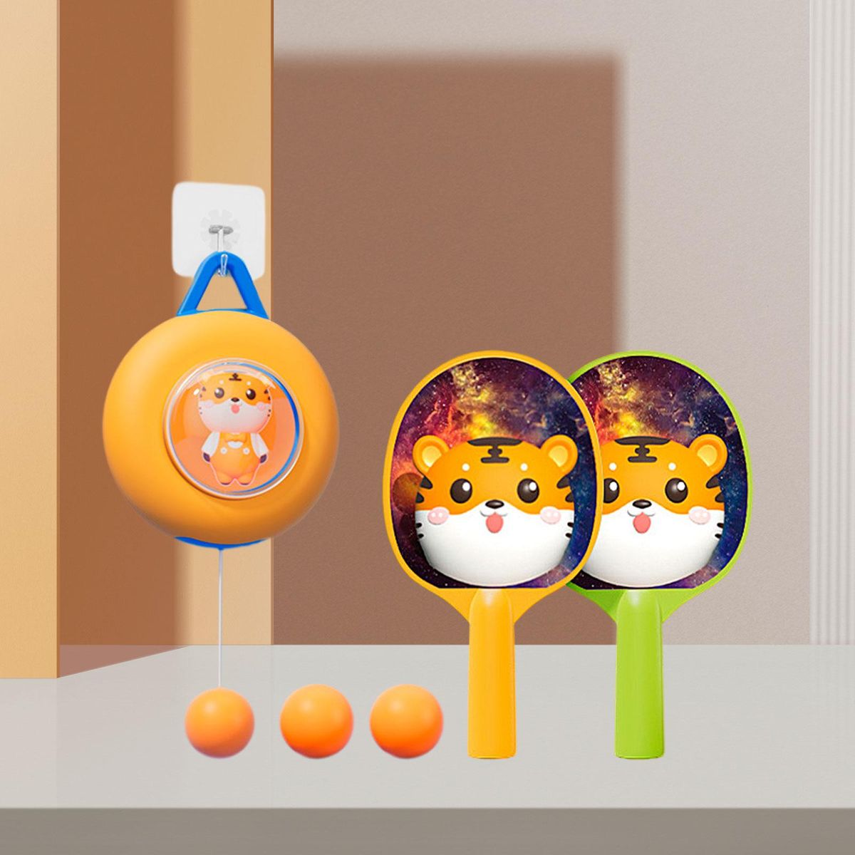Tennis Trainer Self Training Set Self Tiger Host Stickers