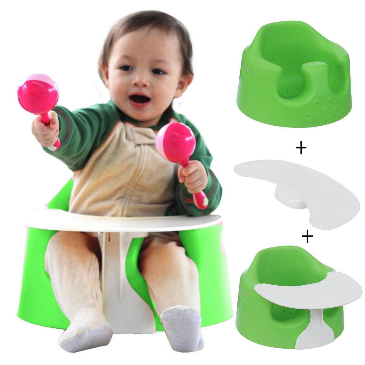Baby Seat Chair With Tray Portable Feeding Table Booster Safety PU Highchair