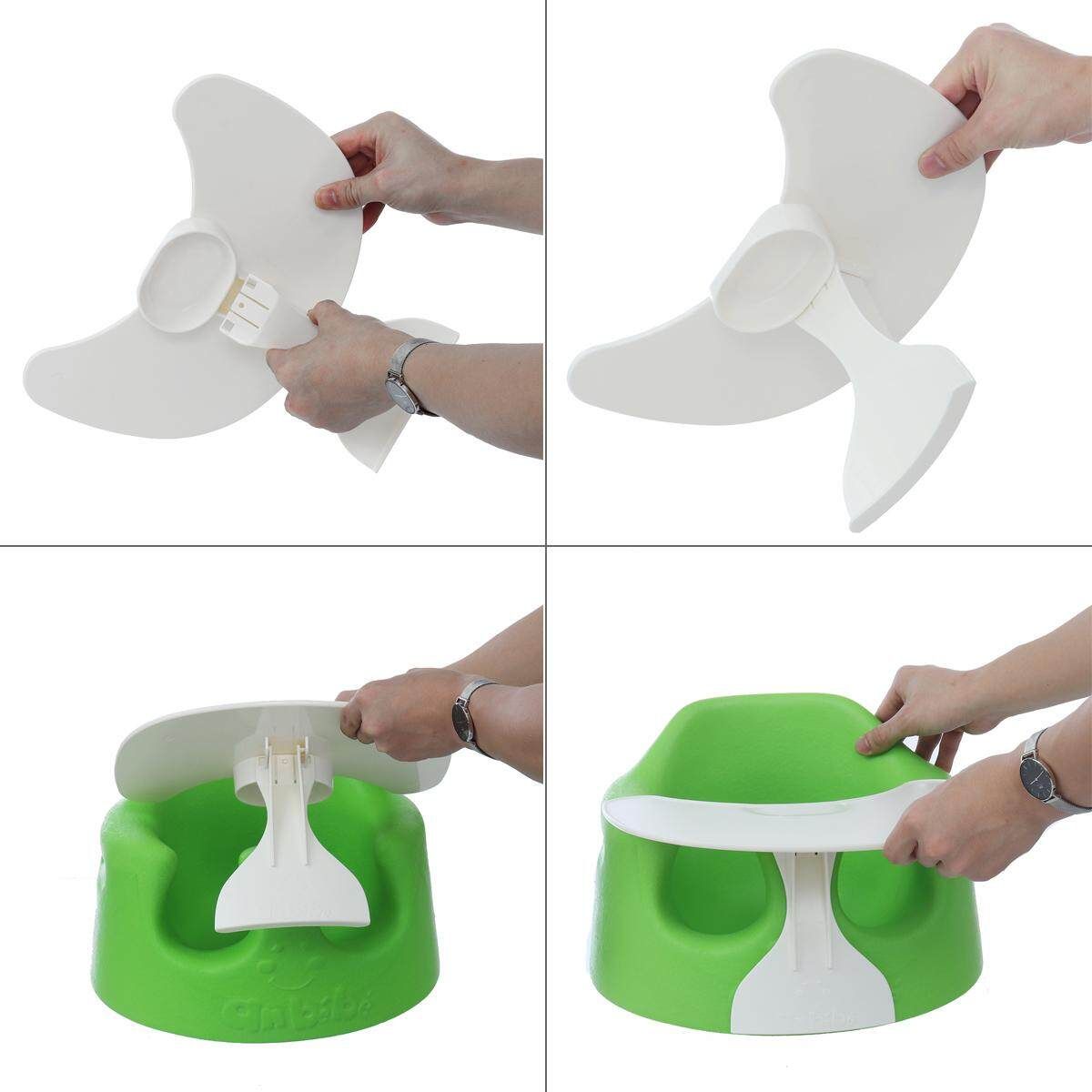 Baby Seat Chair With Tray Portable Feeding Table Booster Safety PU Highchair
