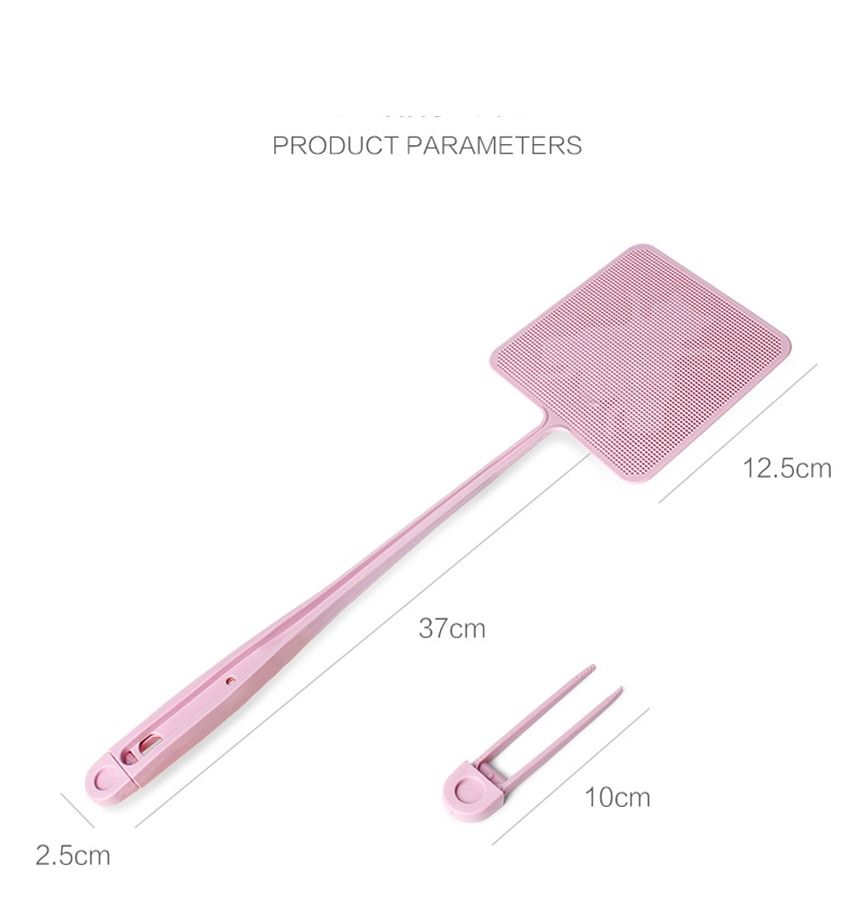 Plastic Fly Swatter Long Handle Fly Swatter Strong Flexible