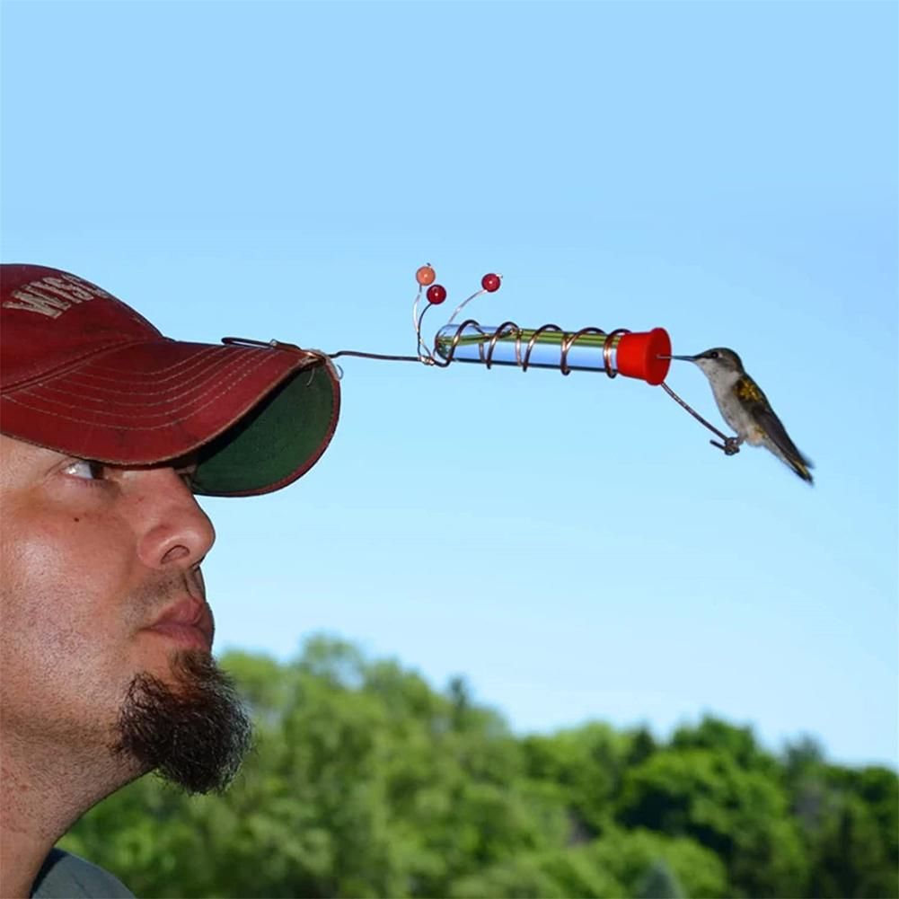 Hat Hummingbirds Feeder Multipurpose Birds Food Dispenser