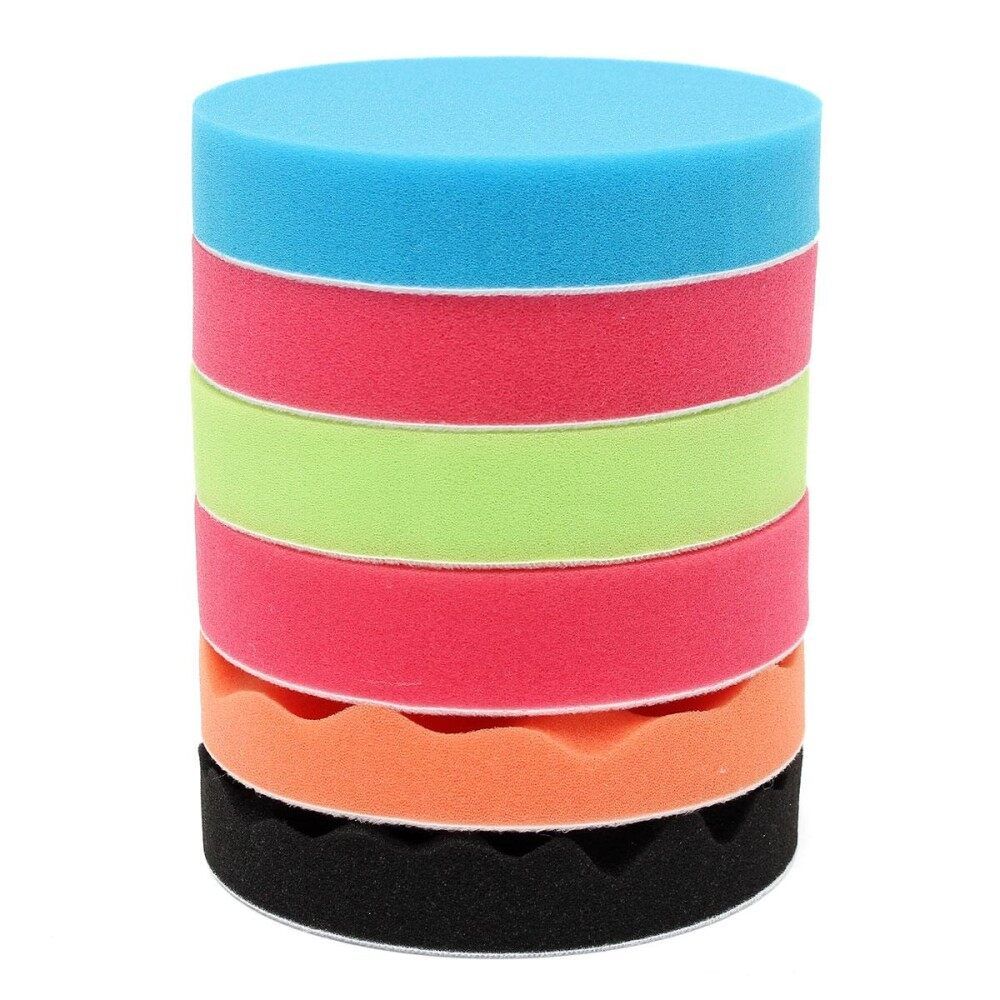 6 Inch 150mm Polished Cotton 6 Sets Buffing Pad