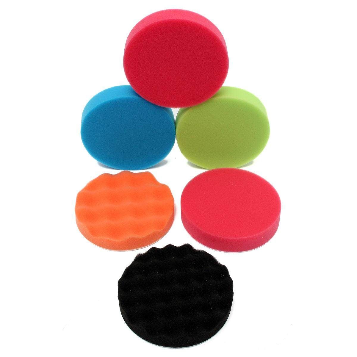 6 Inch 150mm Polished Cotton 6 Sets Buffing Pad