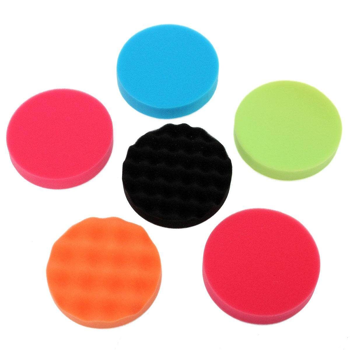 6 Inch 150mm Polished Cotton 6 Sets Buffing Pad