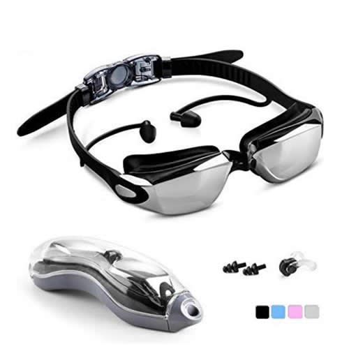 Anti-fog Mirror Coated Uv Protection Swimming Goggles