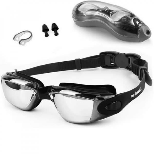 Anti-fog Mirror Coated Uv Protection Swimming Goggles