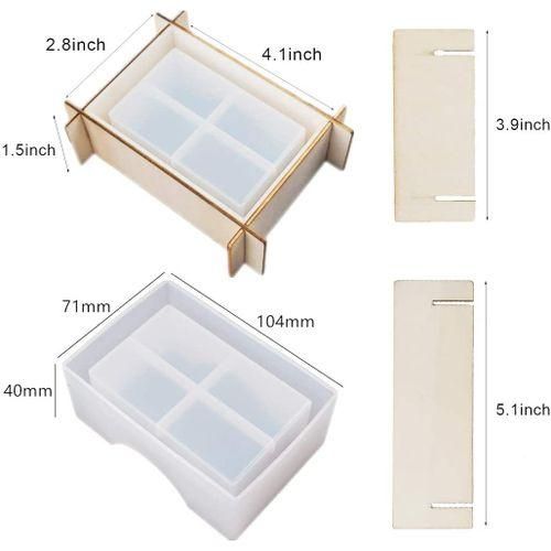 Coaster Resin Mold Set,Square Coaster Mold,for