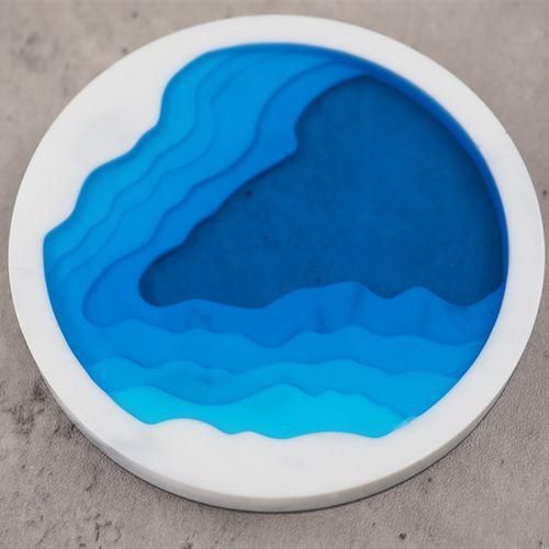 Coaster Resin Mold Set,Square Coaster Mold,for