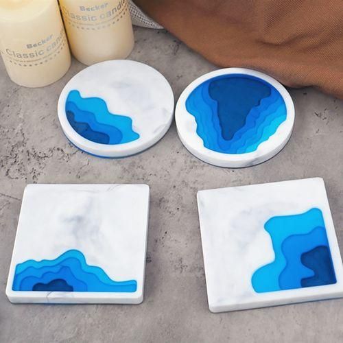 Coaster Resin Mold Set,Square Coaster Mold,for