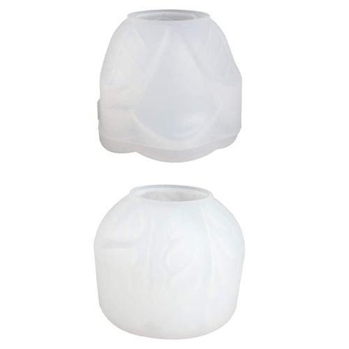 2 Style DIY Rose Flower Glass Glazed Cup Resin
