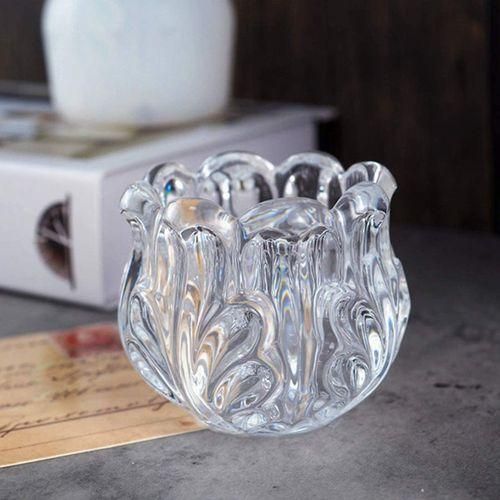 2 Style DIY Rose Flower Glass Glazed Cup Resin