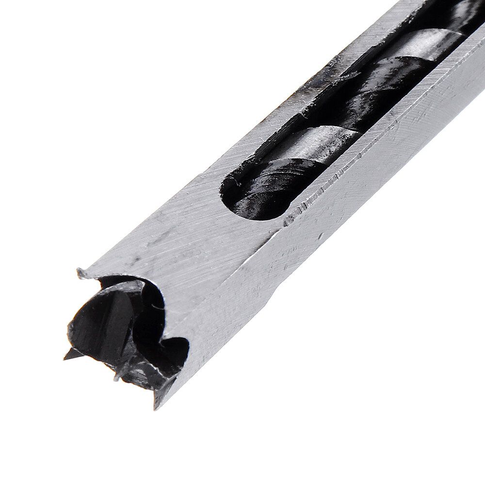 4PCS 6.35/7.94/9.5/12.7mm Woodworking Square Hole Drill Bit
