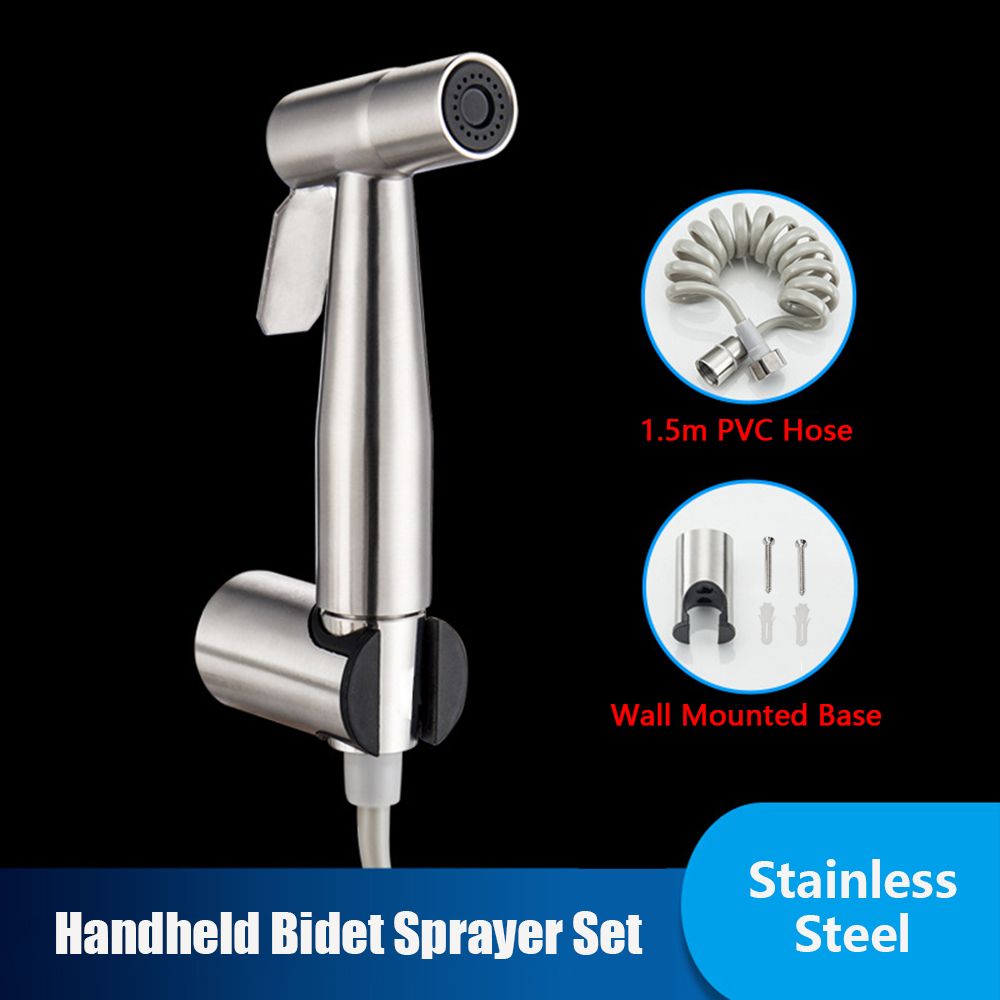 Handheld Bidet Sprayer For Toilet With 1.5m Telescopic Hose