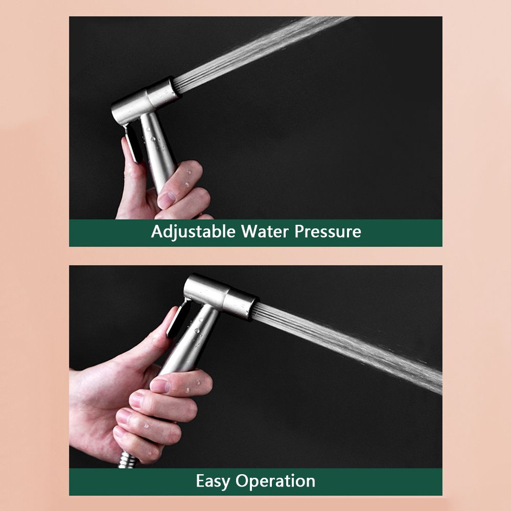 Handheld Bidet Sprayer For Toilet With 1.5m Telescopic Hose