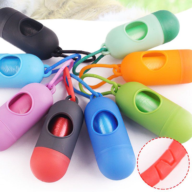 2pcs Pet Waste Bag Dispenser For Dog Waste Bag Holder