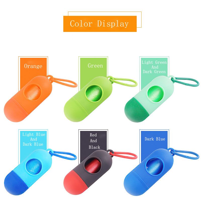 2pcs Pet Waste Bag Dispenser For Dog Waste Bag Holder
