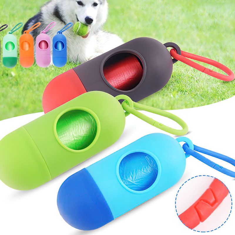 2pcs Pet Waste Bag Dispenser For Dog Waste Bag Holder