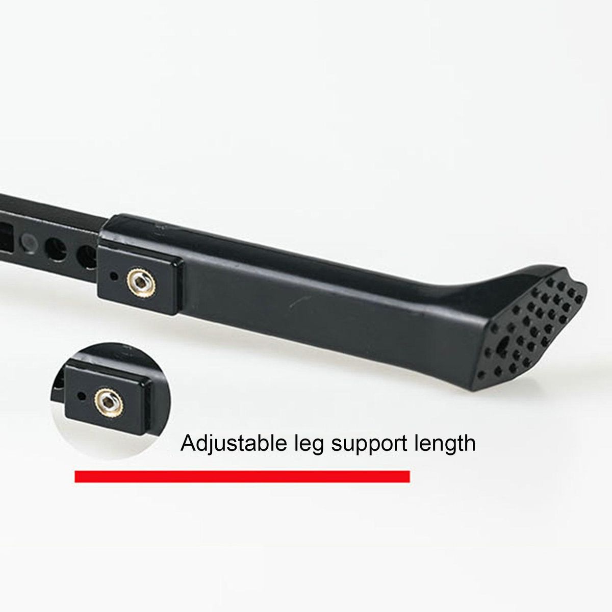 Cycling Kickstand Concealed Spring-Loaded Latch Kickstand Black