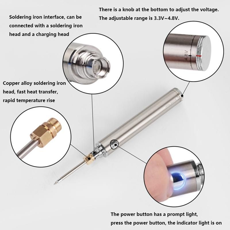 5V 8W Convenient Electric Soldering Iron USB Interface Elect
