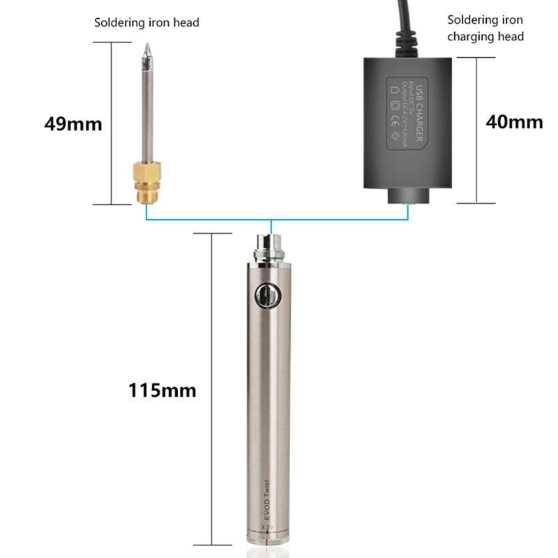 5V 8W Convenient Electric Soldering Iron USB Interface Elect