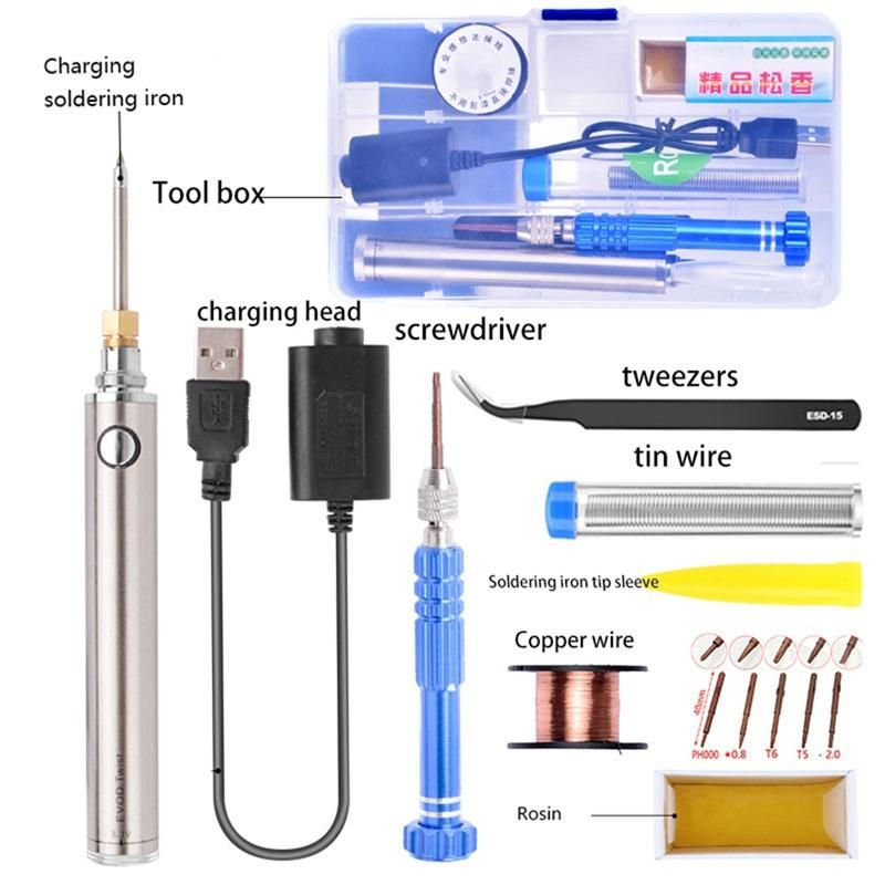 5V 8W Convenient Electric Soldering Iron USB Interface Elect