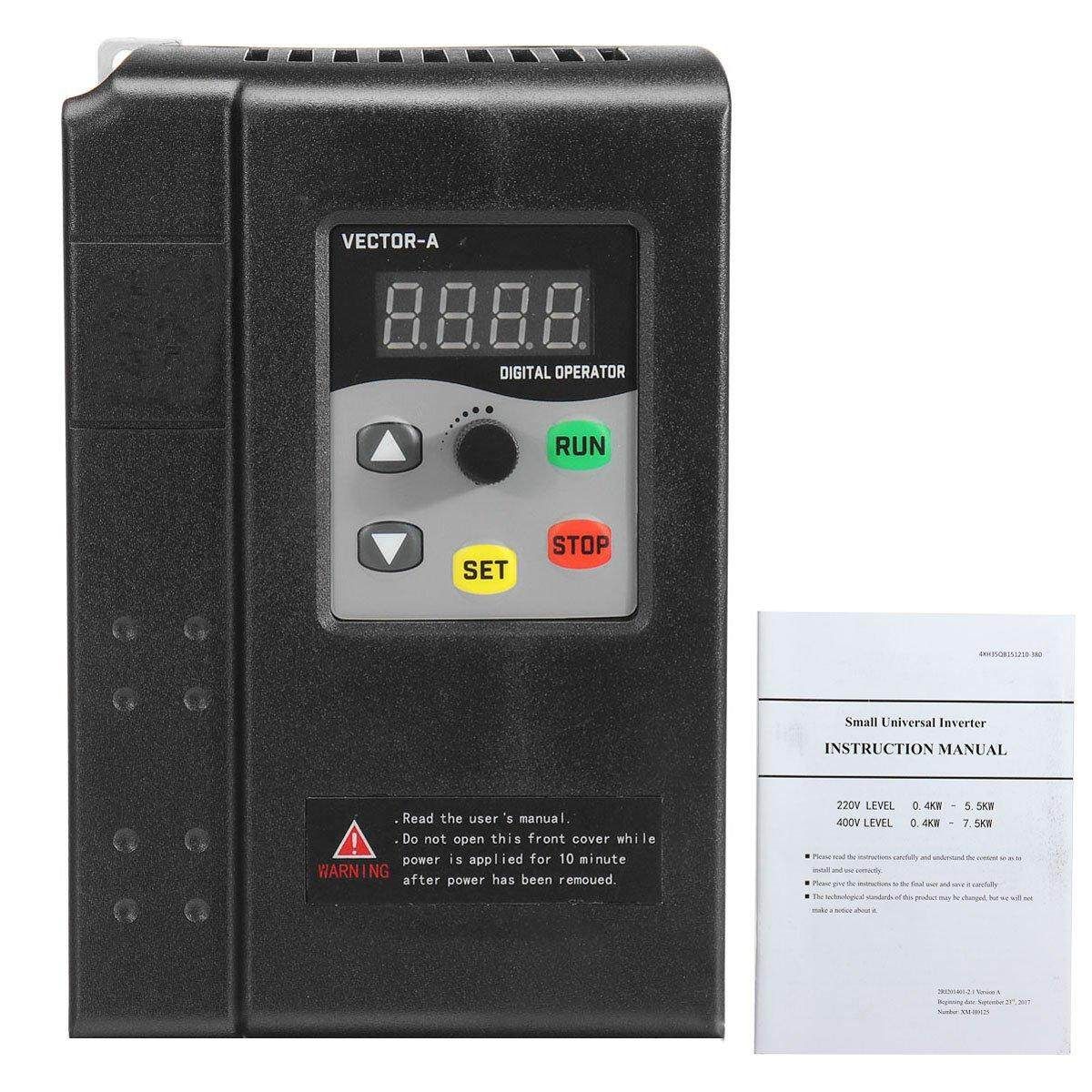 380V 1.5KW Variable Frequency Inverter Vector Control 3PH Into 3PH General