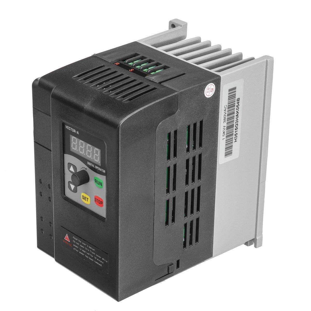 380V 1.5KW Variable Frequency Inverter Vector Control 3PH Into 3PH General