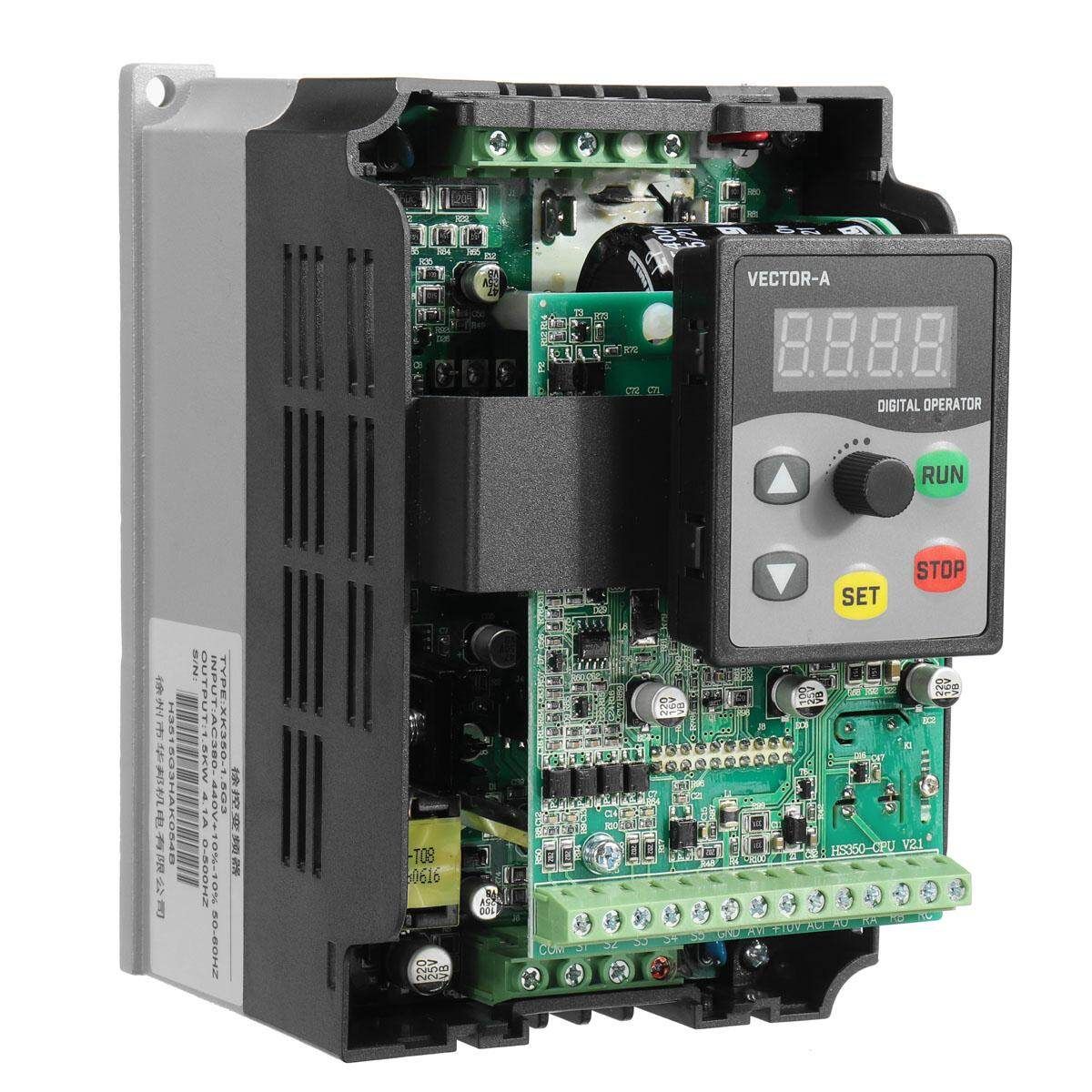 380V 1.5KW Variable Frequency Inverter Vector Control 3PH Into 3PH General