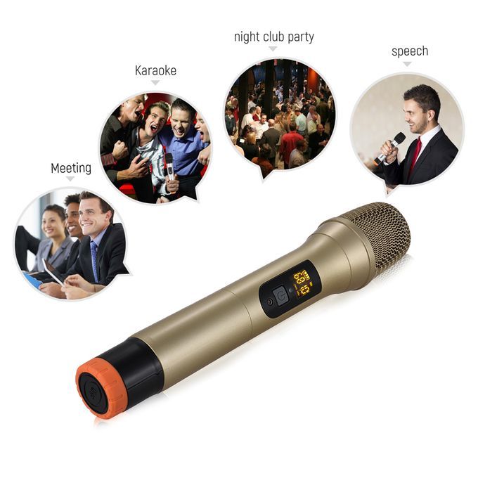 UHF Handheld Wireless Microphone Mic System 48 Channels For