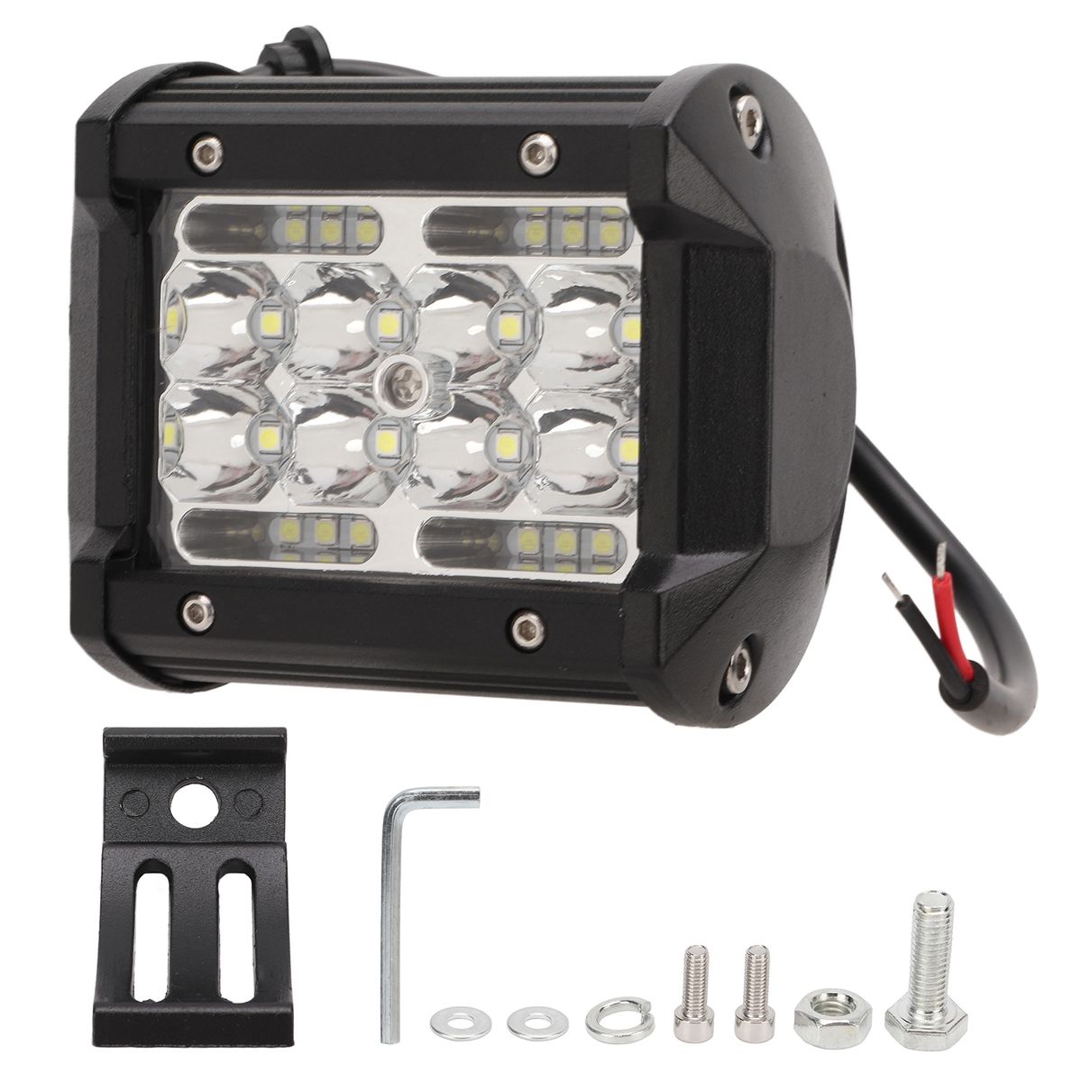 4in LED Offroad Light 60W 6000LM IP67 Waterproof PMMA Lens