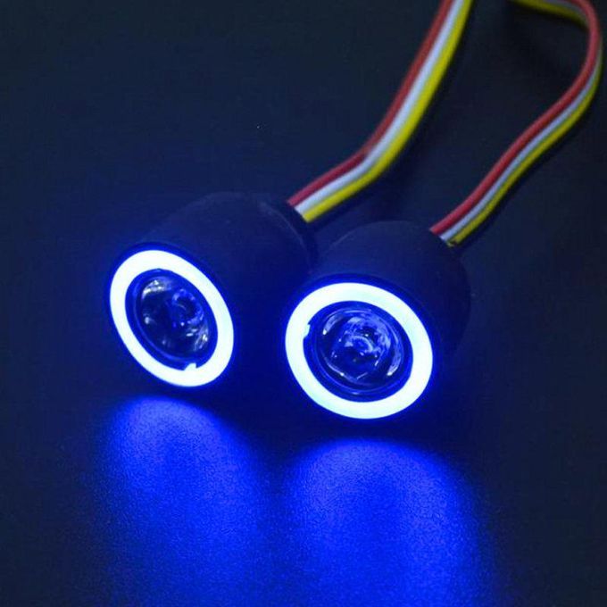 2Pcs/Set 1/10 Remote Control Car LED Lights Upgrade-Black