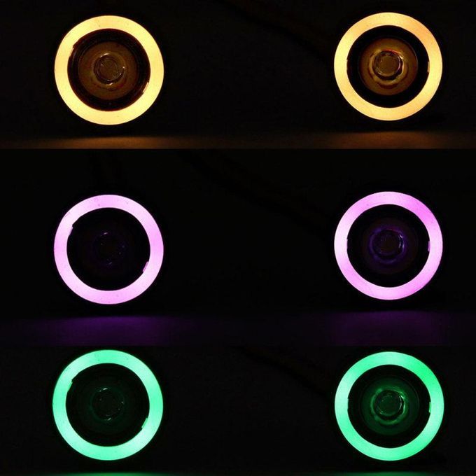 2Pcs/Set 1/10 Remote Control Car LED Lights Upgrade-Black