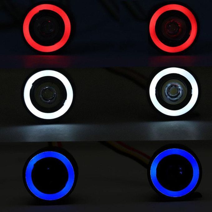 2Pcs/Set 1/10 Remote Control Car LED Lights Upgrade-Black