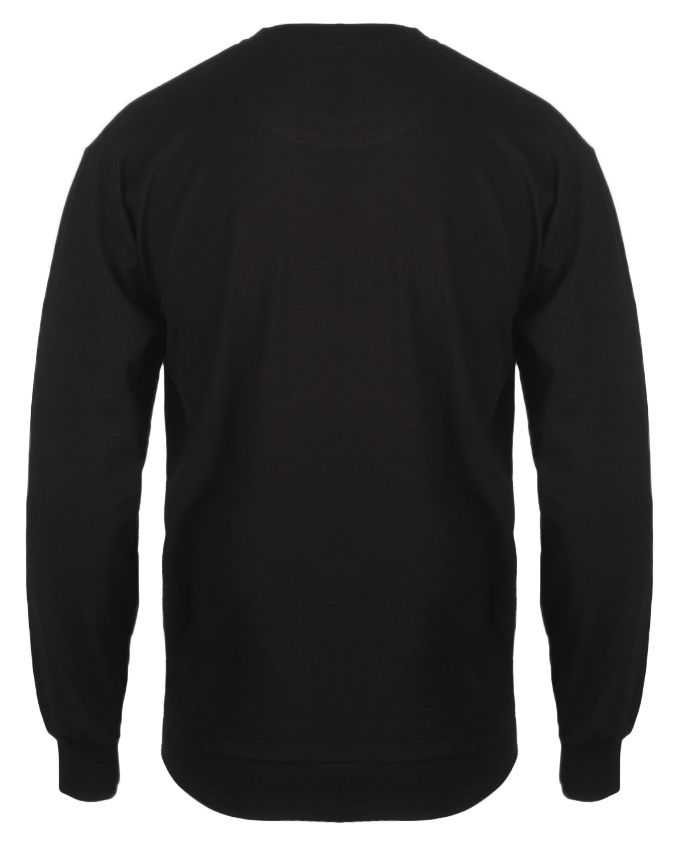 Bull Face Printed Sweatshirt- Black