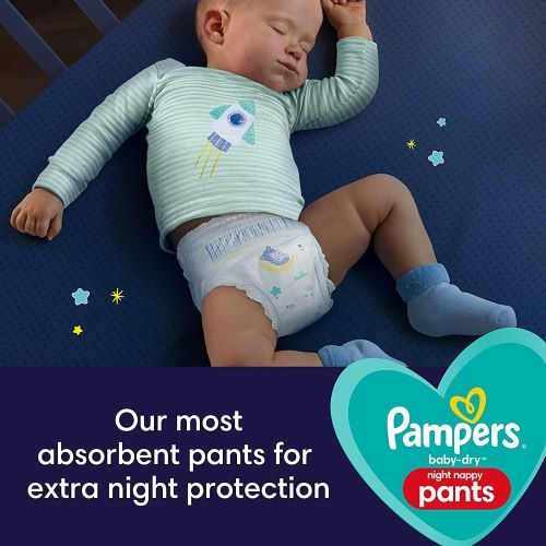 Baby Dry Night Pants, Size 4, 156 Count