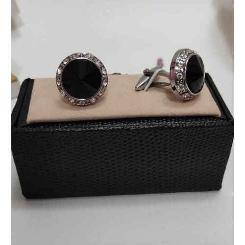 Men Cufflinks 15 - Silver