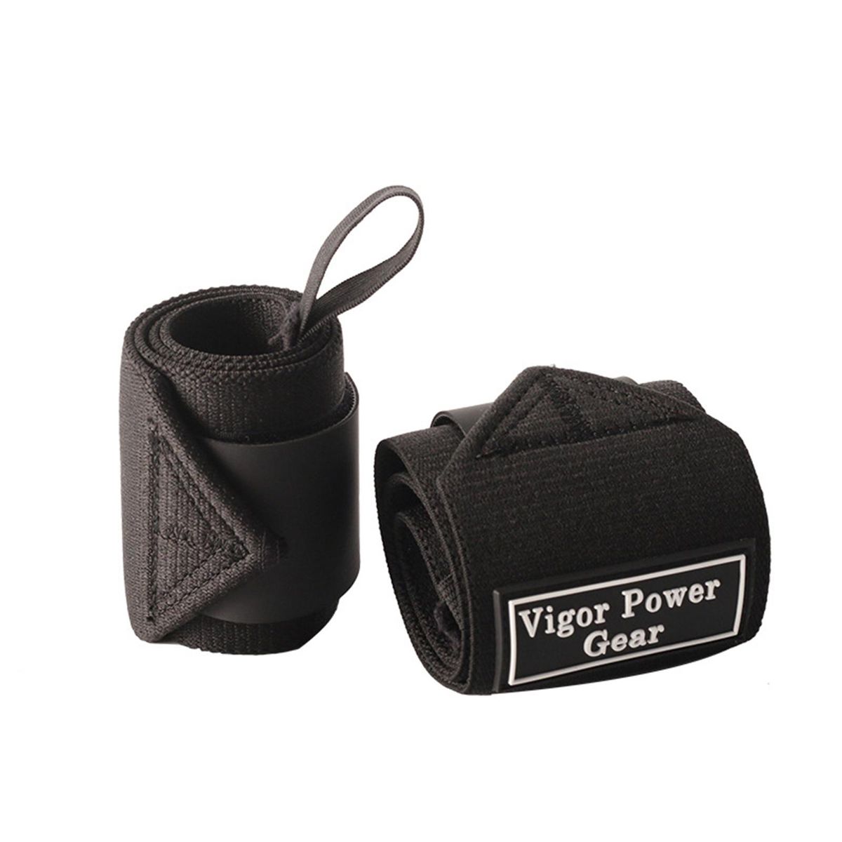 1Pc Wristband Gym Weightlifting Training Wrist Support Black