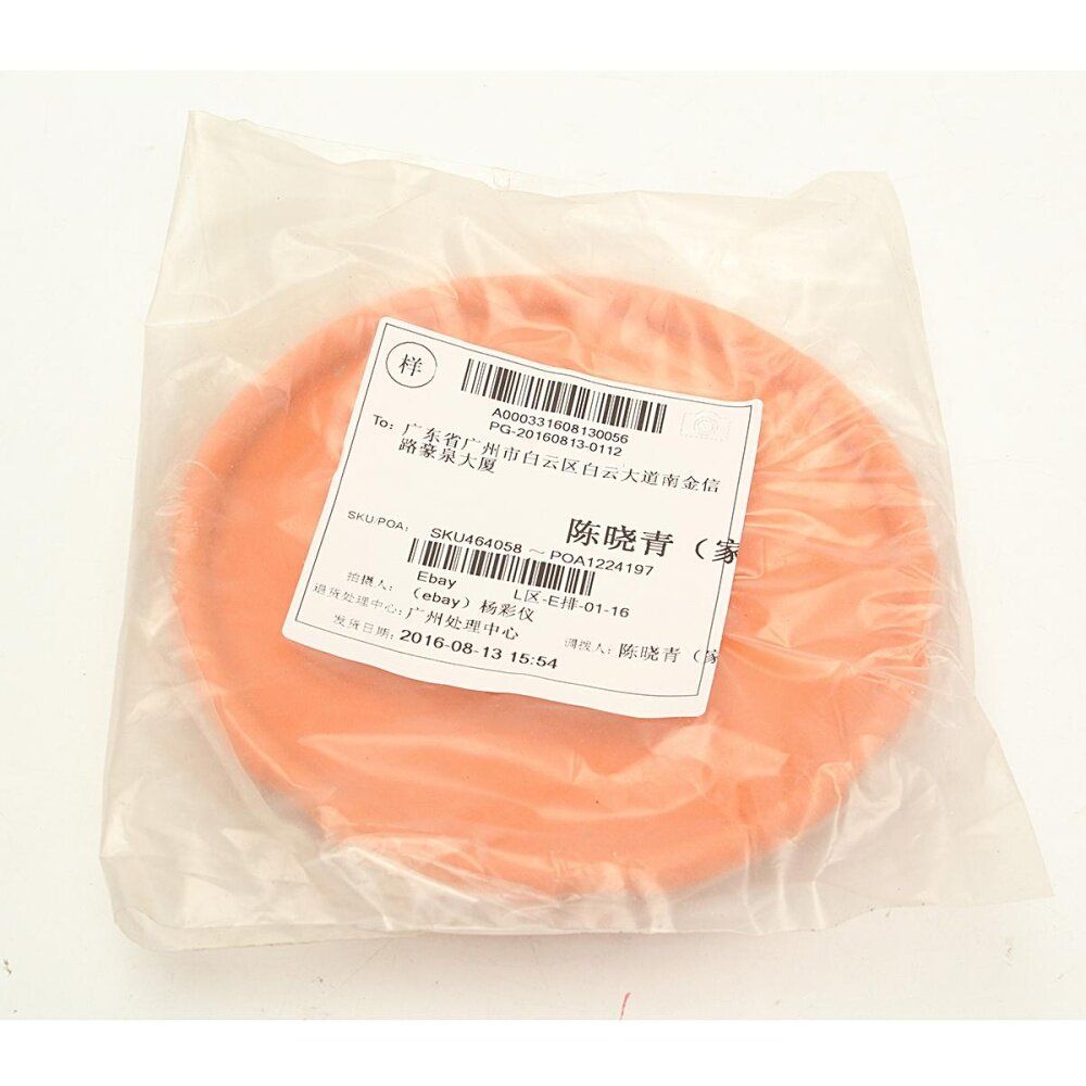 Rubber Pet Dog Frisbee Flying Disc Toy For Outdoor Large Dog Training Orange S