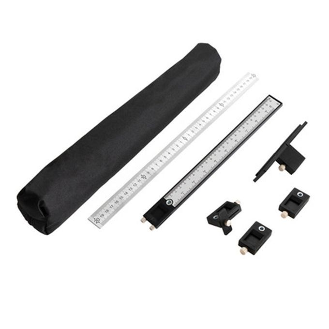 Furniture  Arpentry Pun H Lo Ator Drill Guide Ruler Woodworking Hole Lo Ator-black