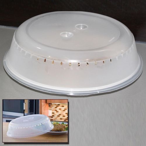 Microwave Food Cover - TRANSPARENT WHITE