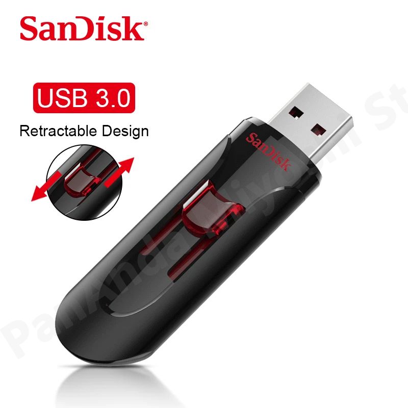 CZ600 Cruzer Glide 3.0 USB Flash Drive U Disk 64GB 130Mb/S