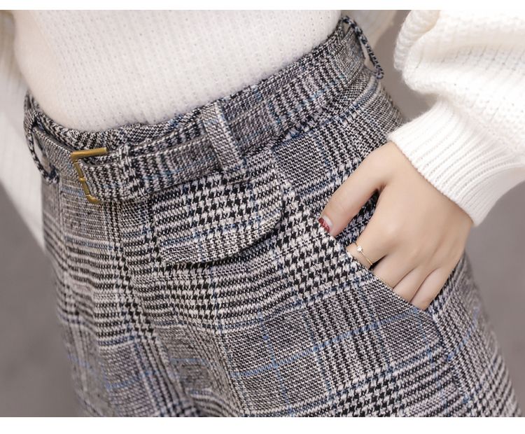 2017 New Autumn Winter Fashion A Word Wide Leg Shorts Women