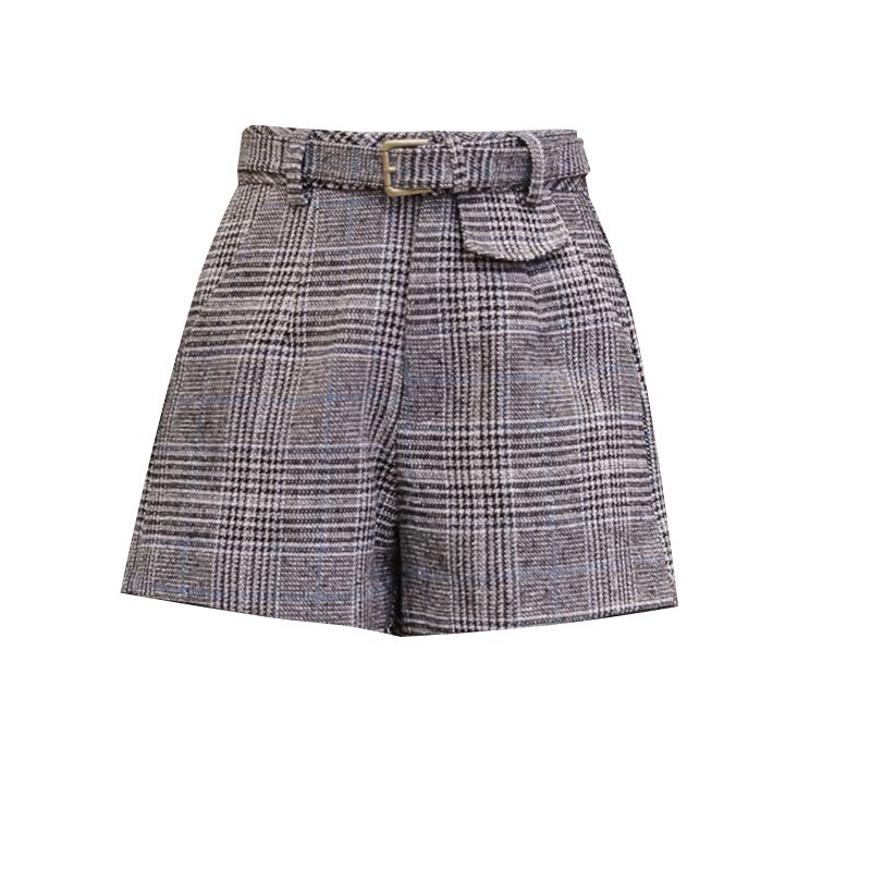 2017 New Autumn Winter Fashion A Word Wide Leg Shorts Women
