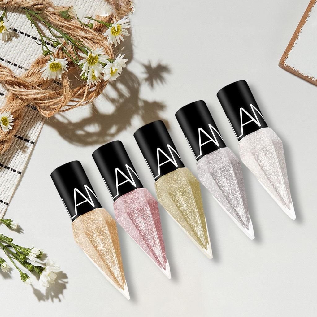 5x Glitter Liquid  Easy To Color Shiny Professional