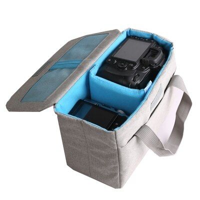 Waterproof Nylon Insert Padded Mirrorless Camera Lens Bag