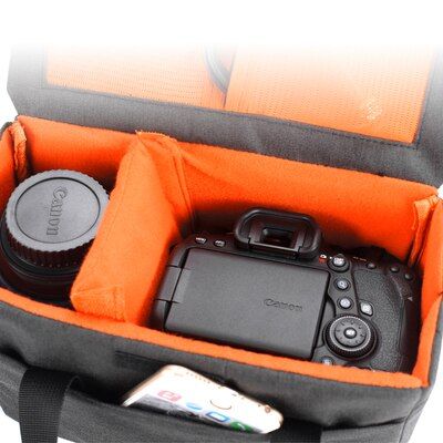 Waterproof Nylon Insert Padded Mirrorless Camera Lens Bag