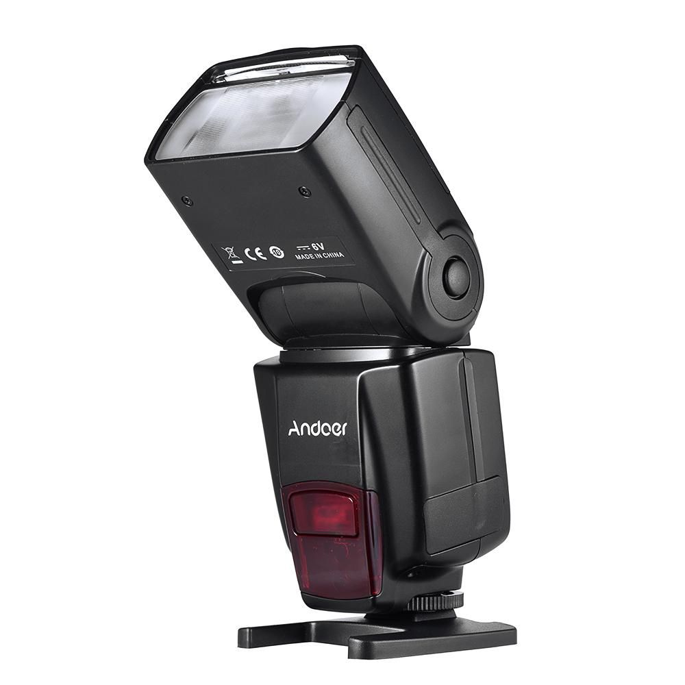 Andoer AD560 IV 2.4G Wireless Universal On-camera Slave Speedlite Flash Light GN50 LCD Display for DSLR Cameras