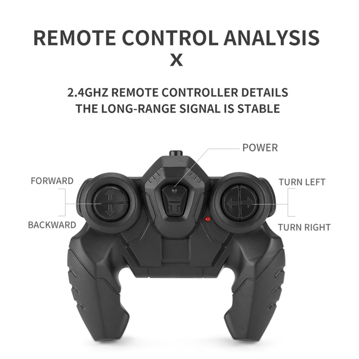 Remote Control Car, Waterproof 8 Wheel Drive 2.4G Remote Control Armored Vehicle Amphibious Off Road Stunt Truck Toy for Children Yellow