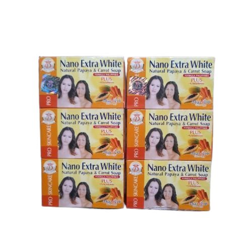 Natural Papaya & Carrot Soap - (6 Pieces)