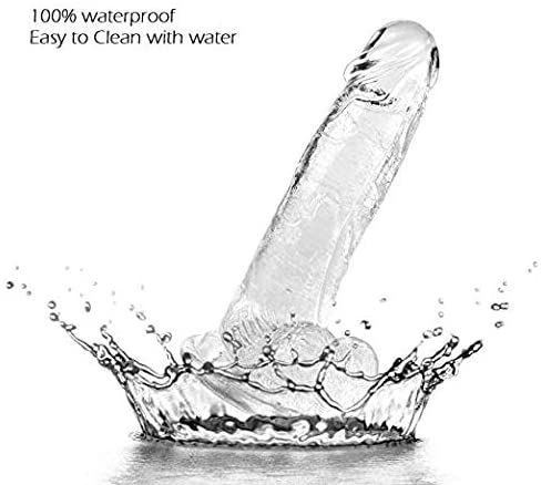 8 Inches Quality Pleasuring Dildo Sex Toy With Gspot Stimulator+1Free Dildo Belt